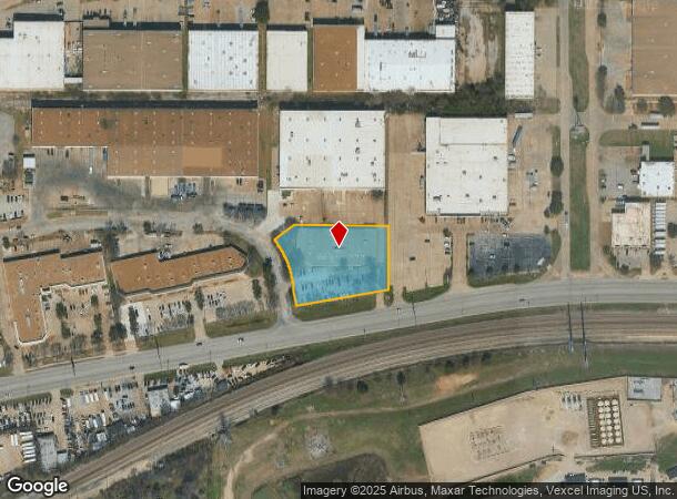 2109 E Division St, Arlington, TX Parcel Map