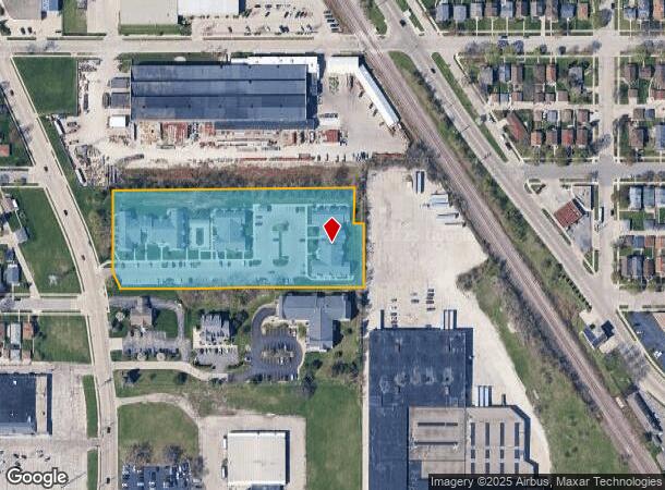 4550 S Nicholson Ave, Cudahy, WI Parcel Map