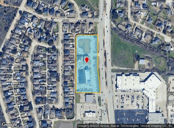  5017 Main St, The Colony, TX Parcel Map
