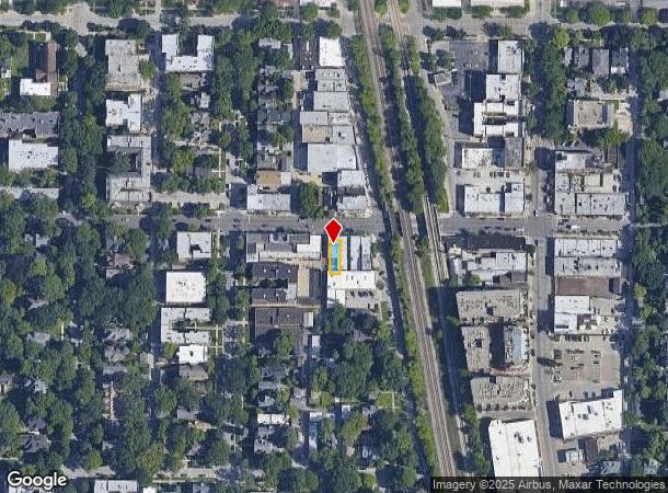  808 Dempster St, Evanston, IL Parcel Map