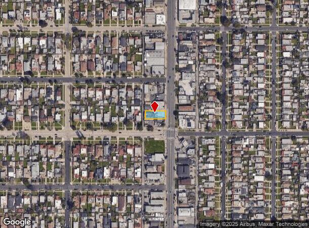  7519 S Western Ave, Los Angeles, CA Parcel Map