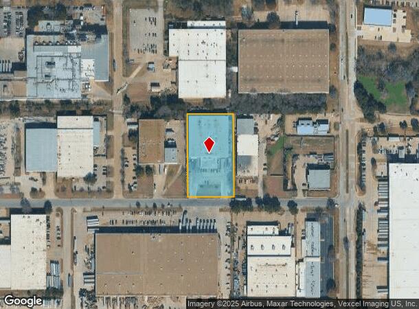  4007 Platinum Way, Dallas, TX Parcel Map