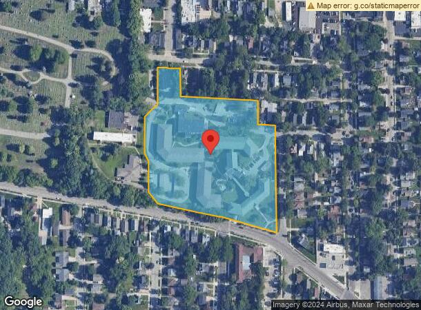  1305 Walker Ave Nw, Grand Rapids, MI Parcel Map