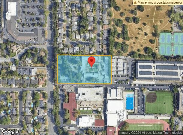  1855 Miramonte Ave, Mountain View, CA Parcel Map