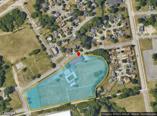 235 Wesson St, Pontiac, MI Parcel Map