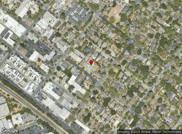  943 Emerson St, Palo Alto, CA Parcel Map