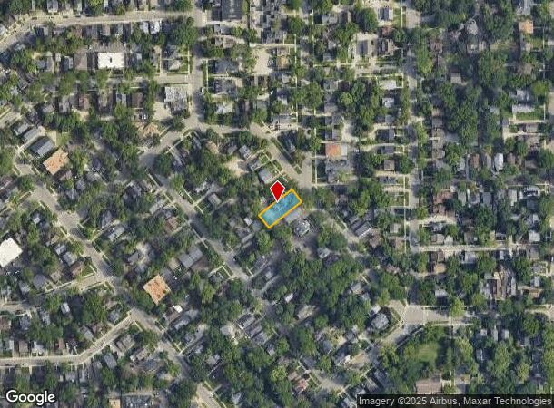 1136 Prospect St, Ann Arbor, MI Parcel Map