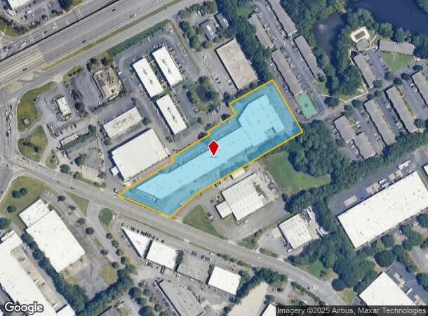 3039 Amwiler Rd, Atlanta, GA Parcel Map
