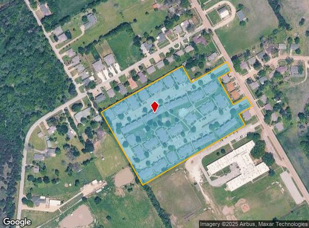 1212 Grace Cir, Ennis, TX Parcel Map