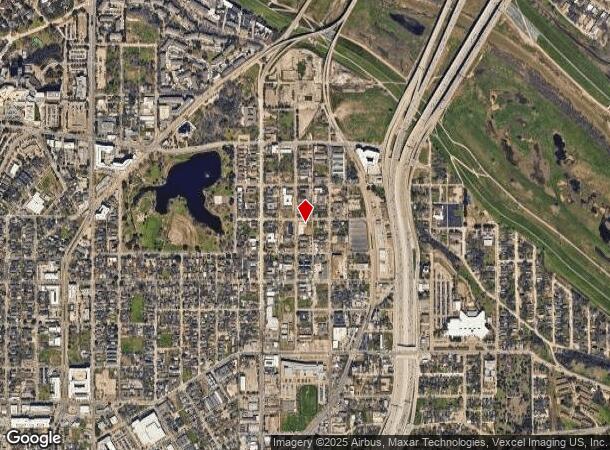  624 N Lancaster Ave, Dallas, TX Parcel Map