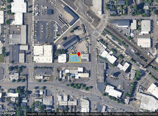  1105 Se Woodward St, Portland, OR Parcel Map