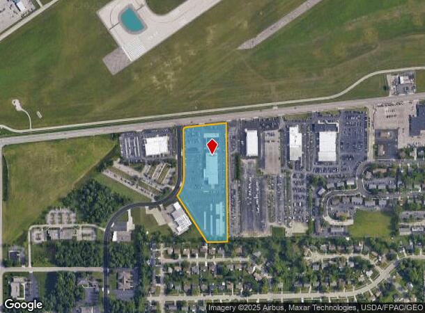  1180 W National Rd, Vandalia, OH Parcel Map