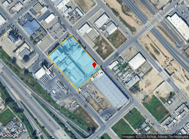 725 F St, Fresno, CA Parcel Map