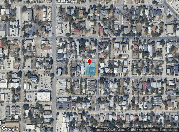  327 E Locust St, San Antonio, TX Parcel Map