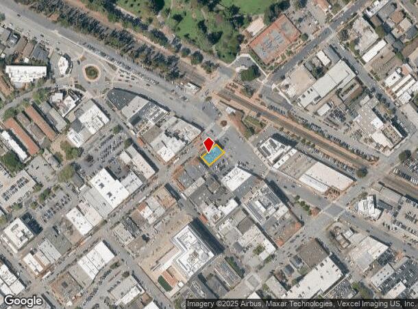 1101 Burlingame Ave, Burlingame, CA Parcel Map