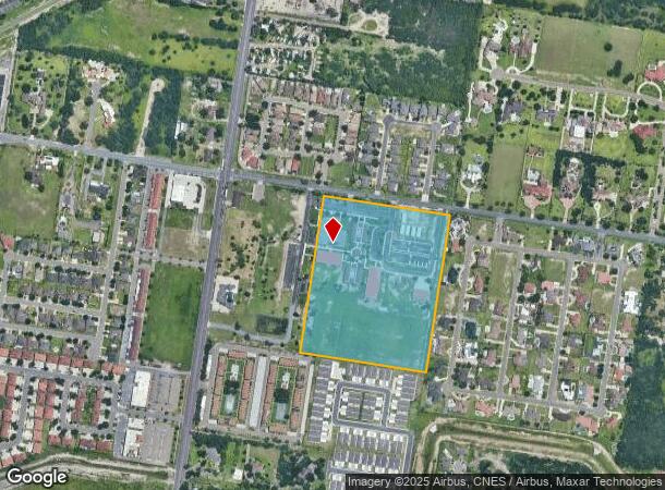  1407 W Moore Rd, Pharr, TX Parcel Map