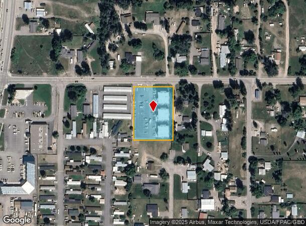 128 E Evergreen Dr, Kalispell, MT Parcel Map