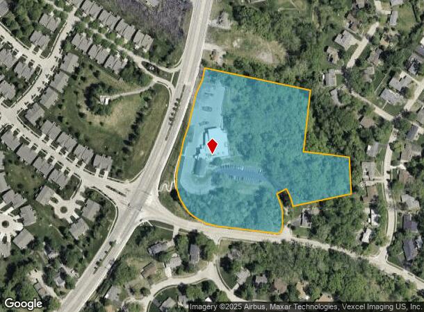 14647 Ladue Rd, Chesterfield, MO Parcel Map