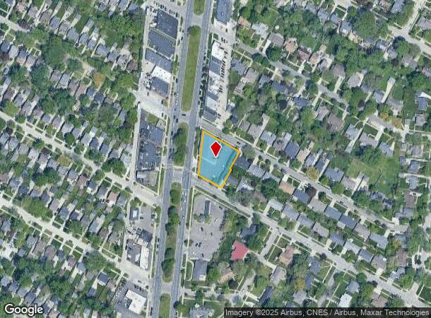 19770 Mack Ave, Grosse Pointe Woods, MI Parcel Map