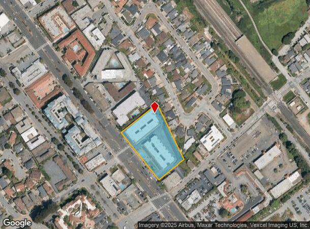  1260 El Camino Real, Millbrae, CA Parcel Map