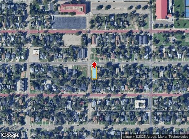 2123 15Th St, Lubbock, TX Parcel Map
