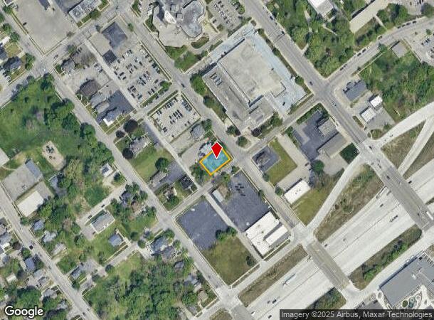  1128 Beach St, Flint, MI Parcel Map
