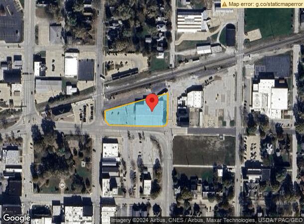  212 E Calhoun St, Macomb, IL Parcel Map