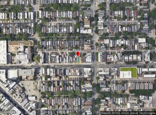  1416 W Belmont Ave, Chicago, IL Parcel Map