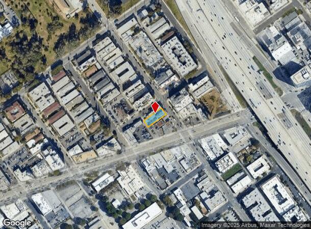  1601 Sawtelle Blvd, Los Angeles, CA Parcel Map