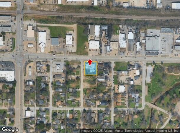  1100 E Abram St, Arlington, TX Parcel Map