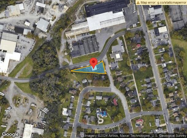  645 E 1St St, Hagerstown, MD Parcel Map