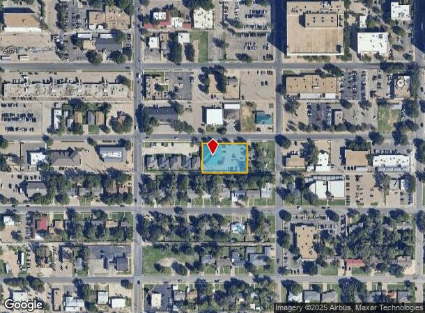  3709 22Nd Pl, Lubbock, TX Parcel Map