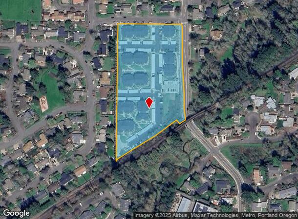  1317 N Villa Rd, Newberg, OR Parcel Map