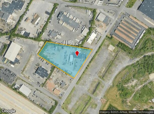  1031 Reeves St, Dunmore, PA Parcel Map
