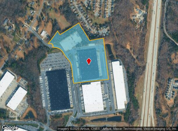 1820 W Pointe Dr, Charlotte, NC Parcel Map
