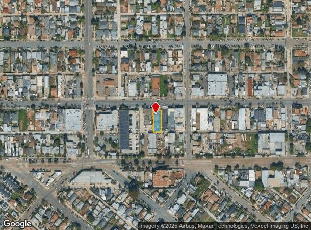 2557 Imperial Ave, San Diego, CA Parcel Map