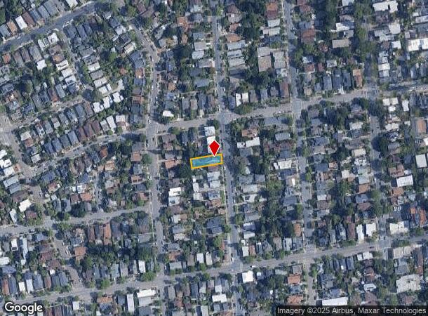  1512 Grant St, Berkeley, CA Parcel Map