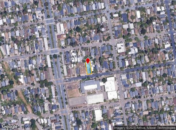 1525 Derby St, Berkeley, CA Parcel Map
