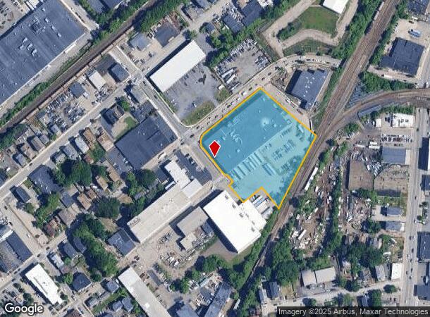  25 Southgate St, Worcester, MA Parcel Map