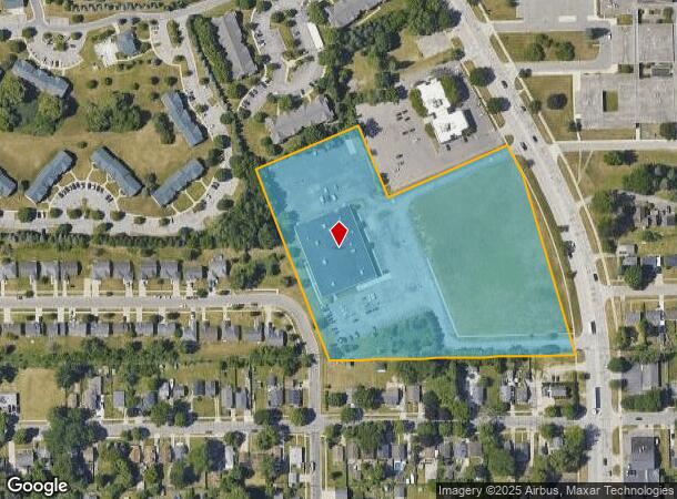 1685 Baldwin Ave, Pontiac, MI Parcel Map