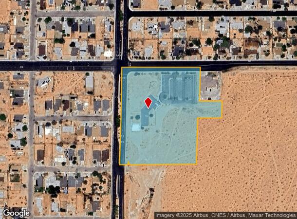 1350 S Downs St, Ridgecrest, CA Parcel Map