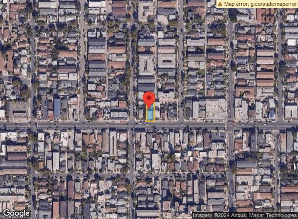  1813 E 7Th St, Long Beach, CA Parcel Map