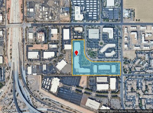 550 S Ellis St, Chandler, AZ Parcel Map