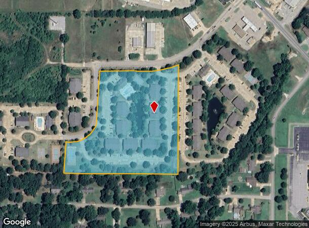 703 Gladiolus Dr, Jonesboro, AR Parcel Map