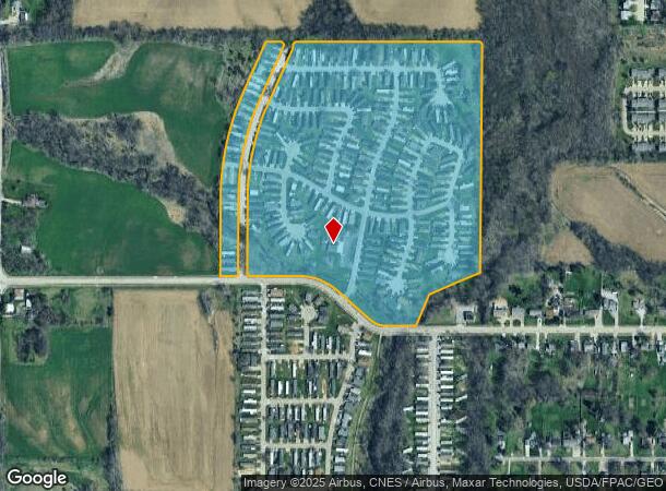  4930 N Dittmer St, Davenport, IA Parcel Map