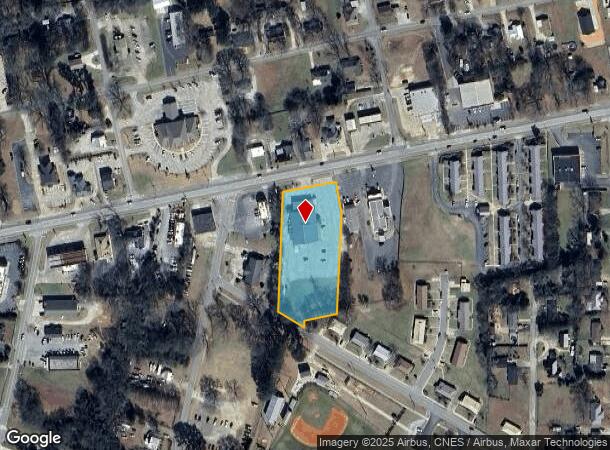  392 E Franklin St, Hartwell, GA Parcel Map