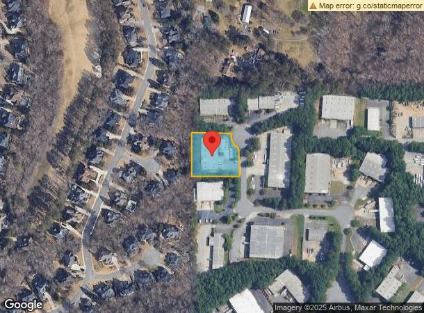  9360 Industrial Trce, Alpharetta, GA Parcel Map