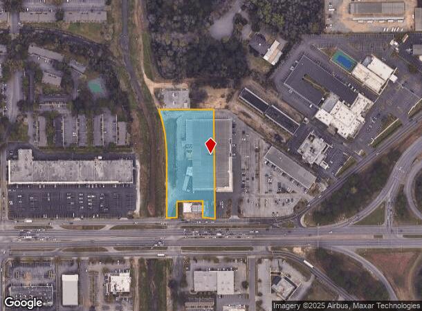  3658 Airport Blvd, Mobile, AL Parcel Map