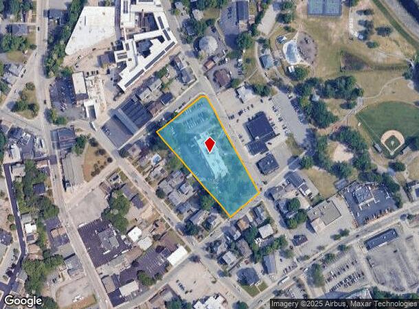  218 Pond St, Woonsocket, RI Parcel Map