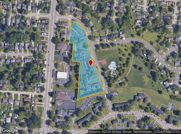  1926 Oakdale Ave, Dayton, OH Parcel Map